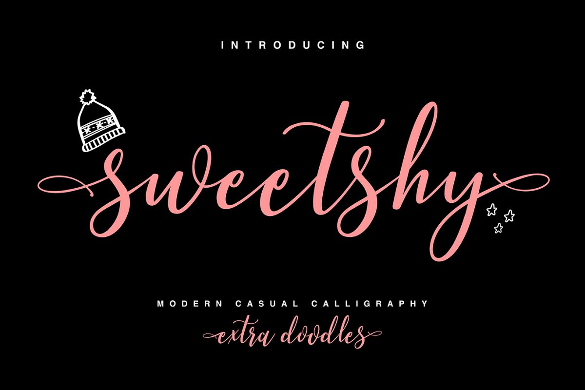 Sweetshy Font Collection example image 1