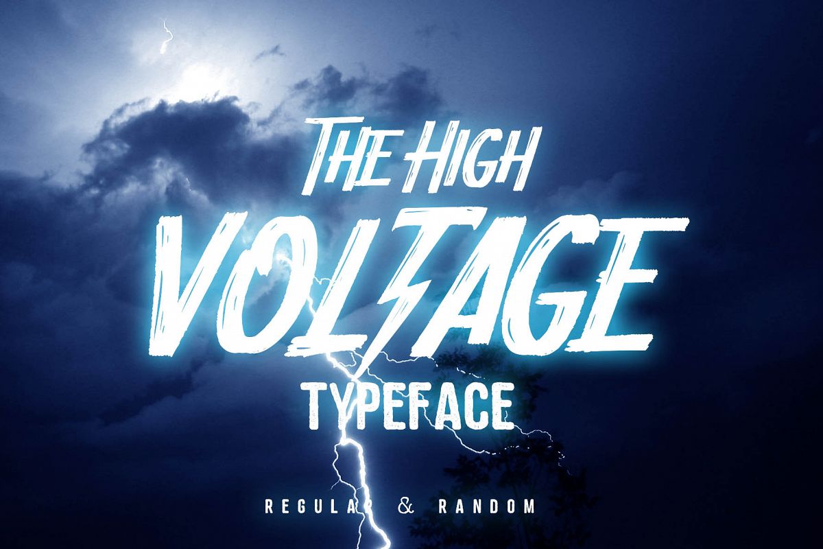 HIGH VOLTAGE Typeface example image 1