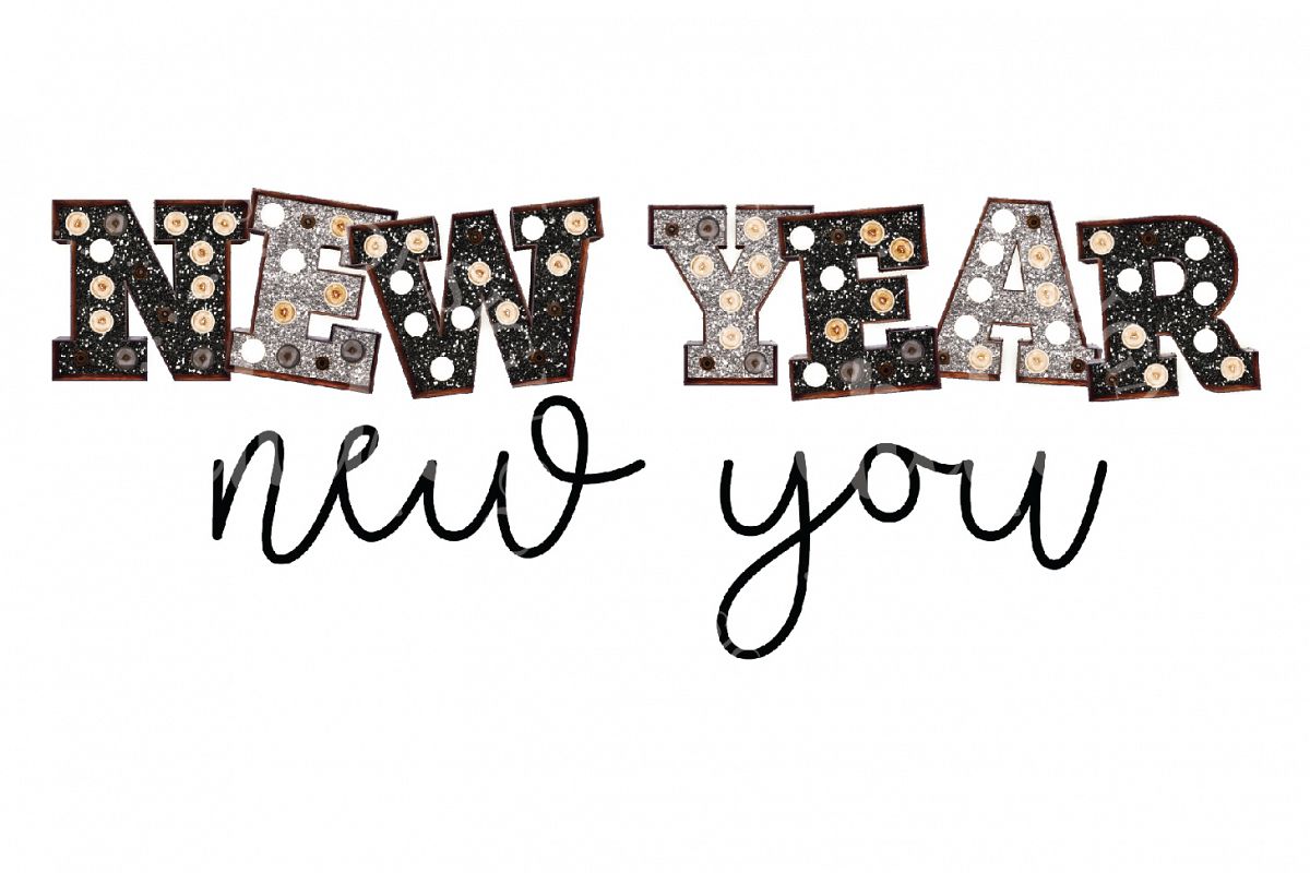 New Year Sublimation Design example image 1