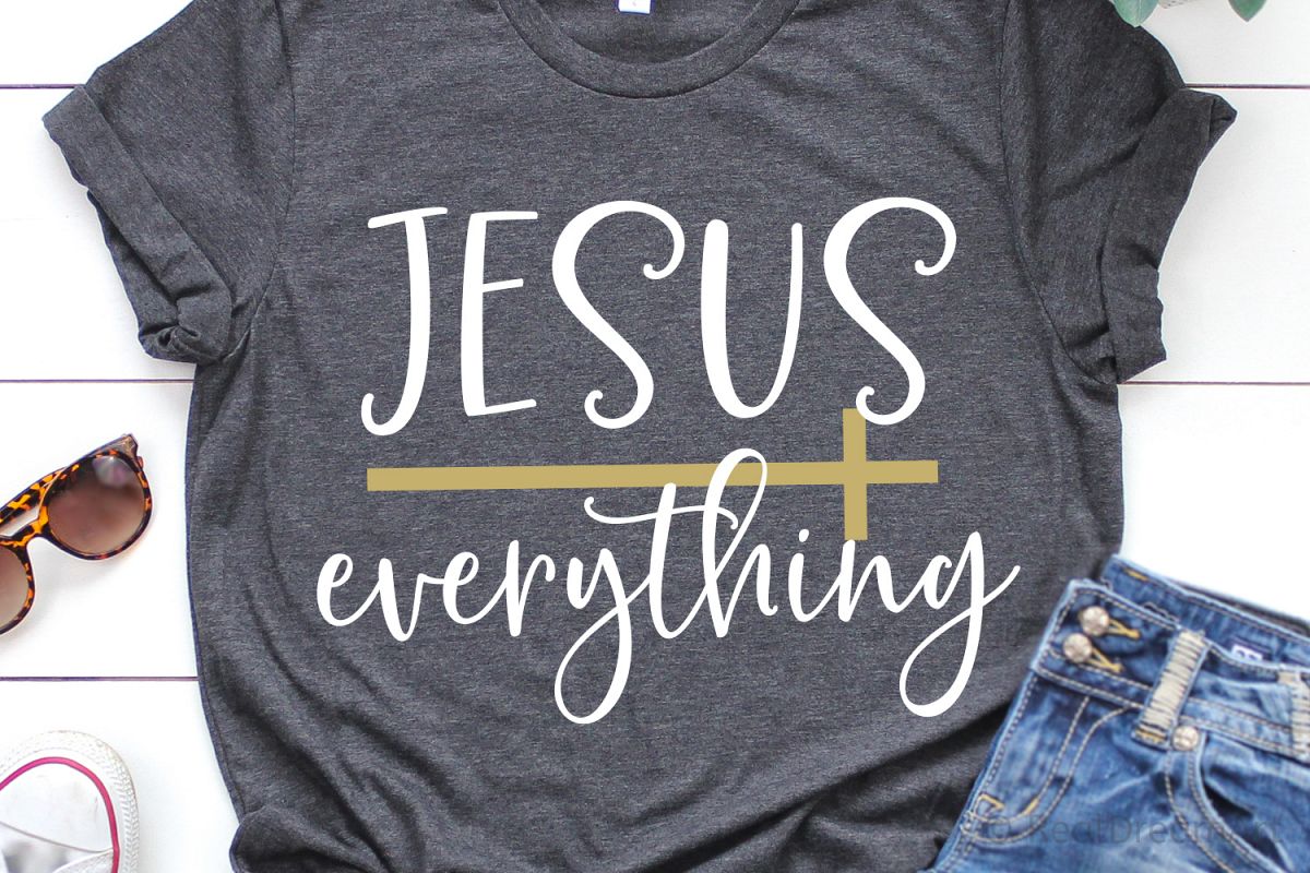 Jesus Everything SVG, DXF, PNG, EPS example image 1