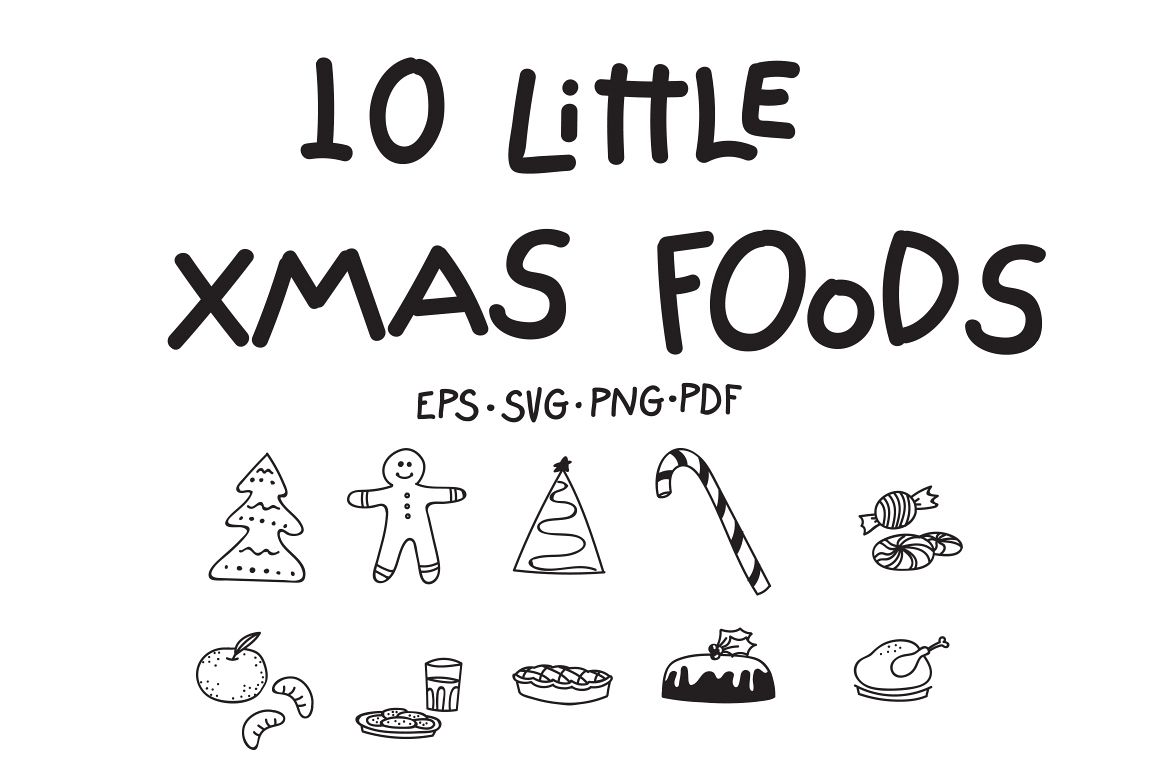 10 Little Xmas Foods example image 1