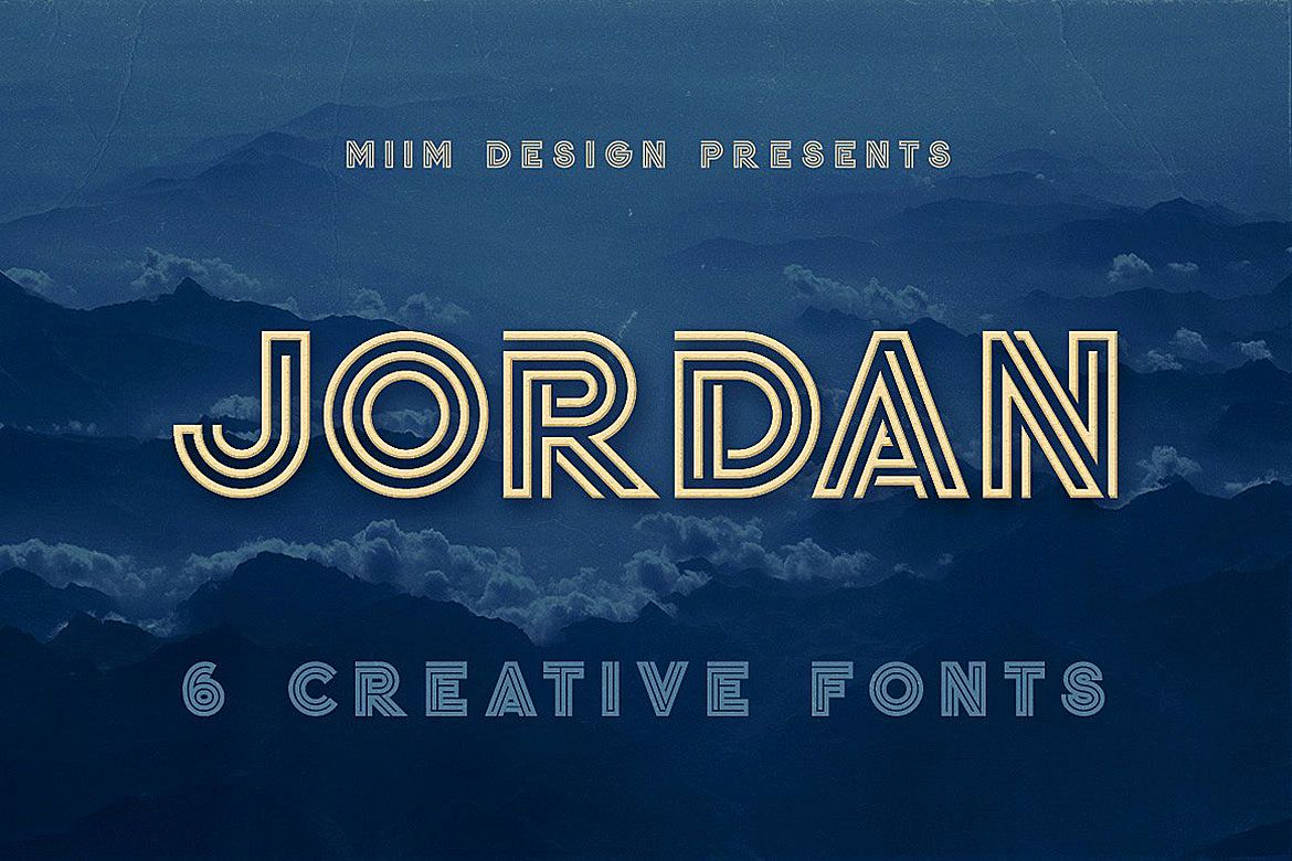 Jordan - Display Font example image 1