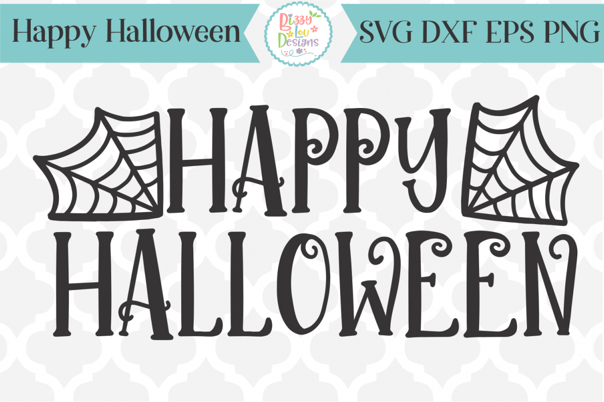 Download Happy Halloween SVG - SVG DXF EPS PNG (296505) | SVGs ...