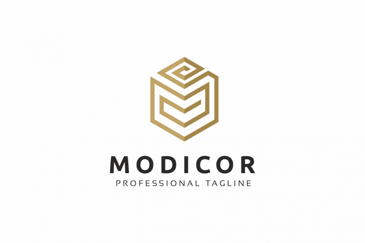Modicor M Letter Logo example image 1