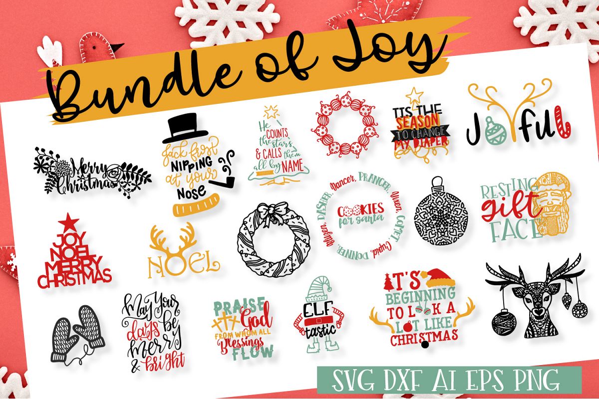 Bundle Of Joy - Christmas SVG Bundle example image 1