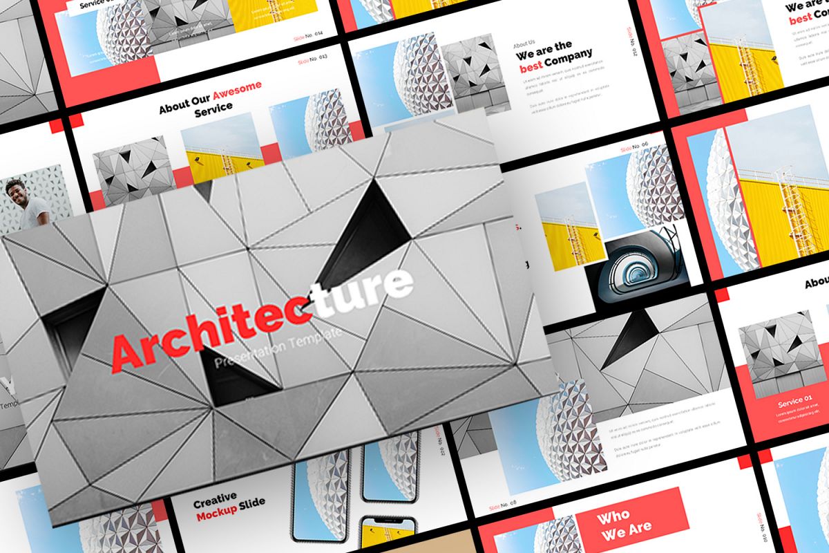 Architecture - Powerpoint Template example image 1