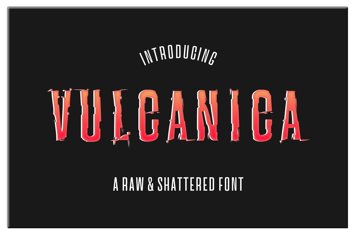 Vulcanica Font example image 1