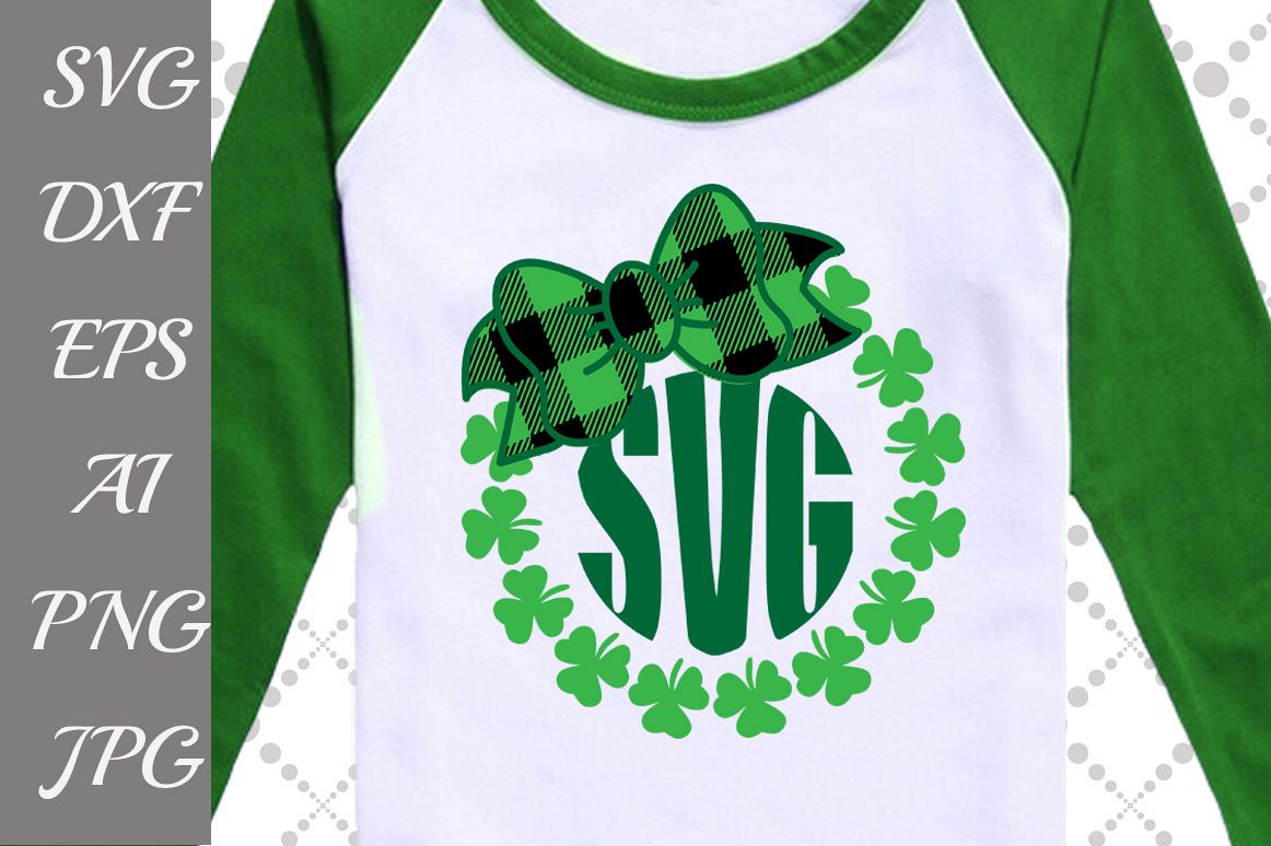 Clover Monogram Svg example image 1