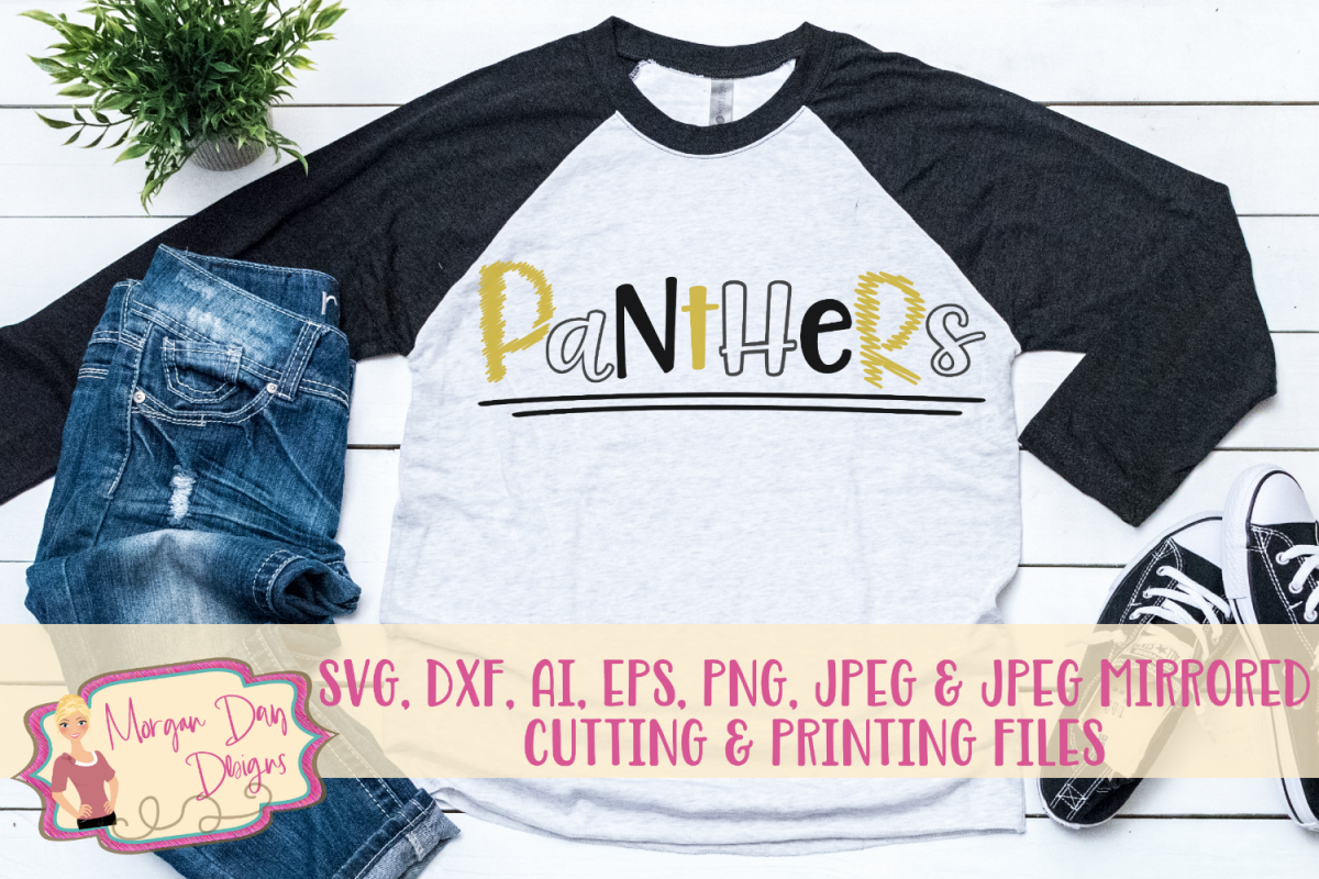 Panthers SVG, DXF, AI, EPS, PNG, JPEG example image 1