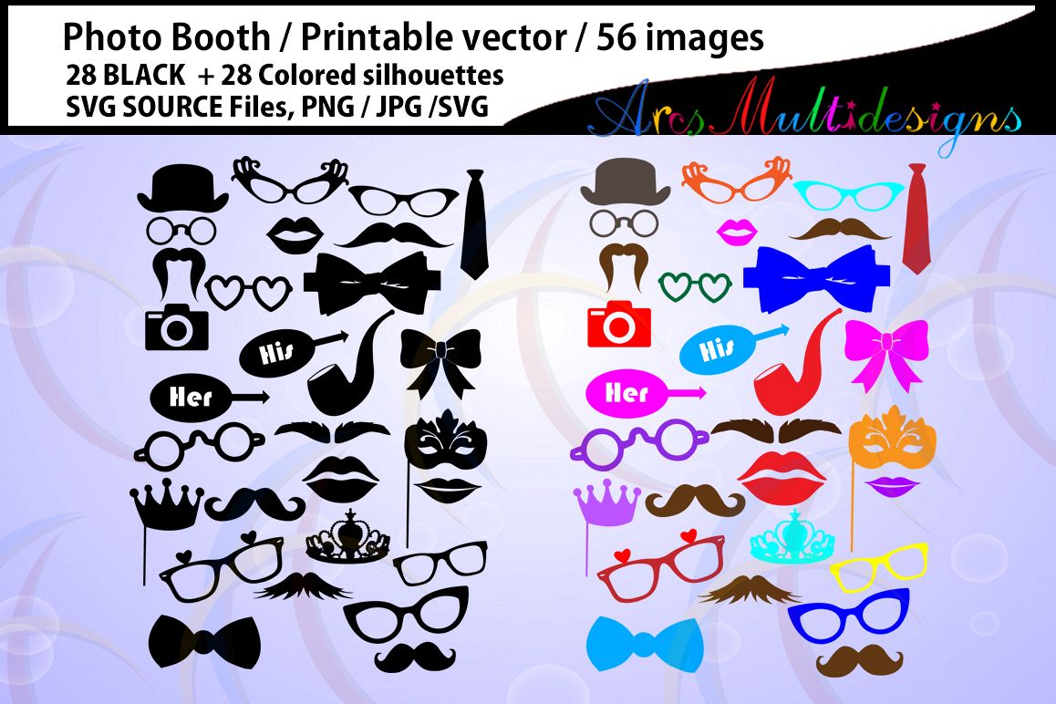 Download photo booth svg / Props svg / 28B + 28C / photo booth ...