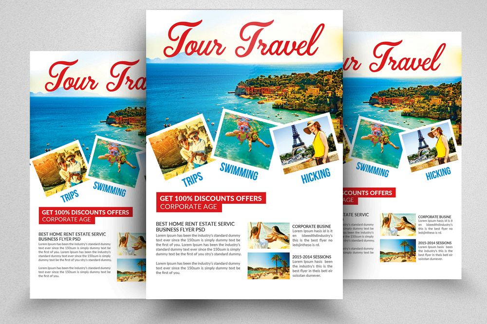 Holiday Tour/Travel Psd Flyer example image 1