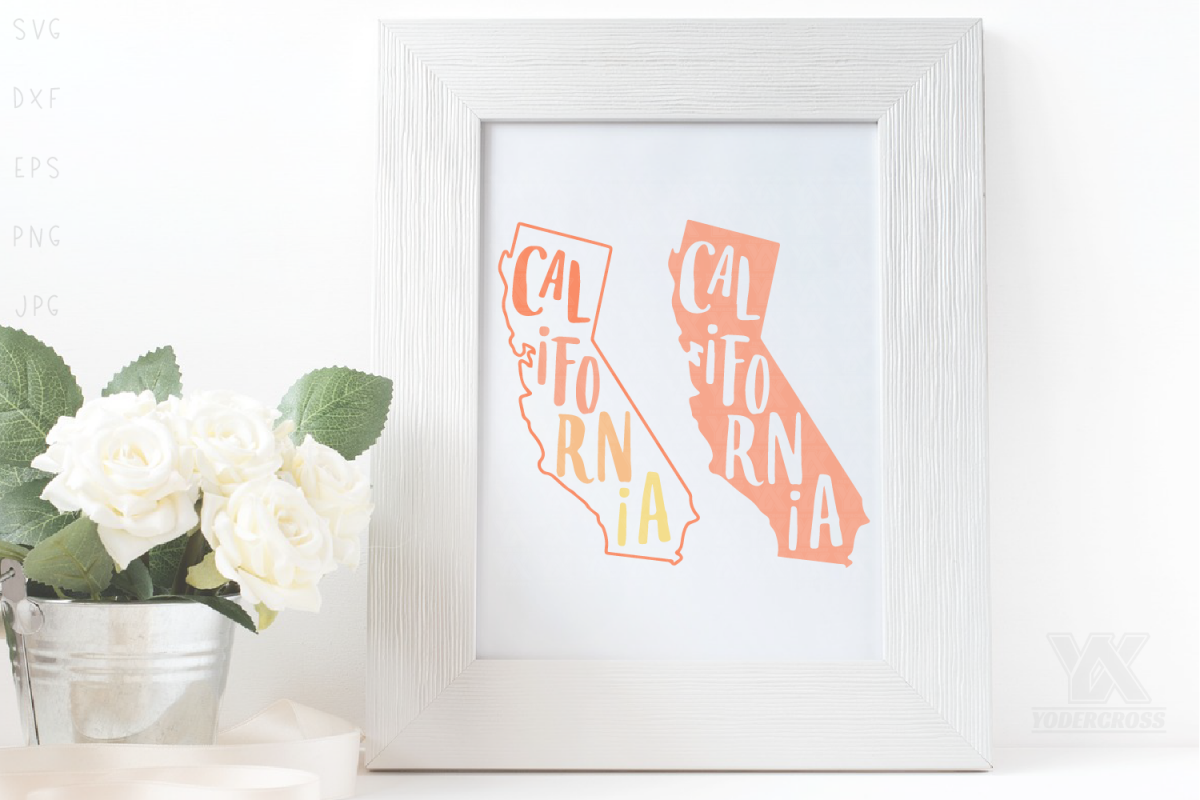 California SVG Set example image 1