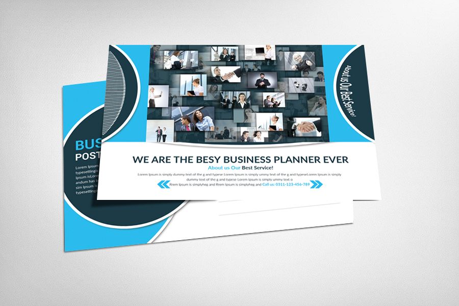 Marketing Business Postcard Template example image 1