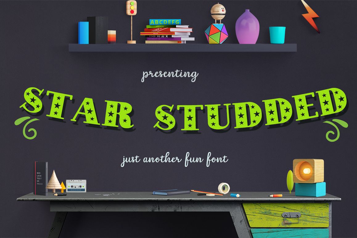 Star Studded Font example image 1