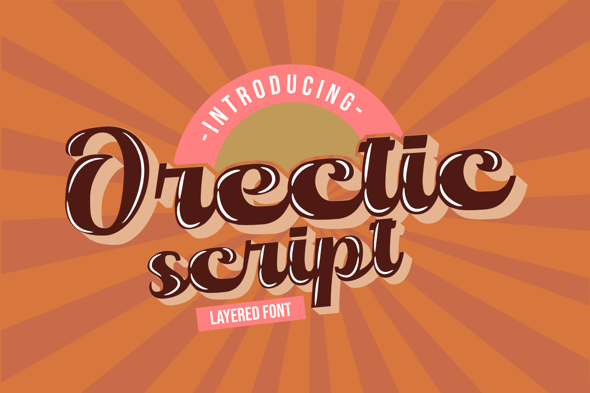 Orectic Script - Layered example image 1