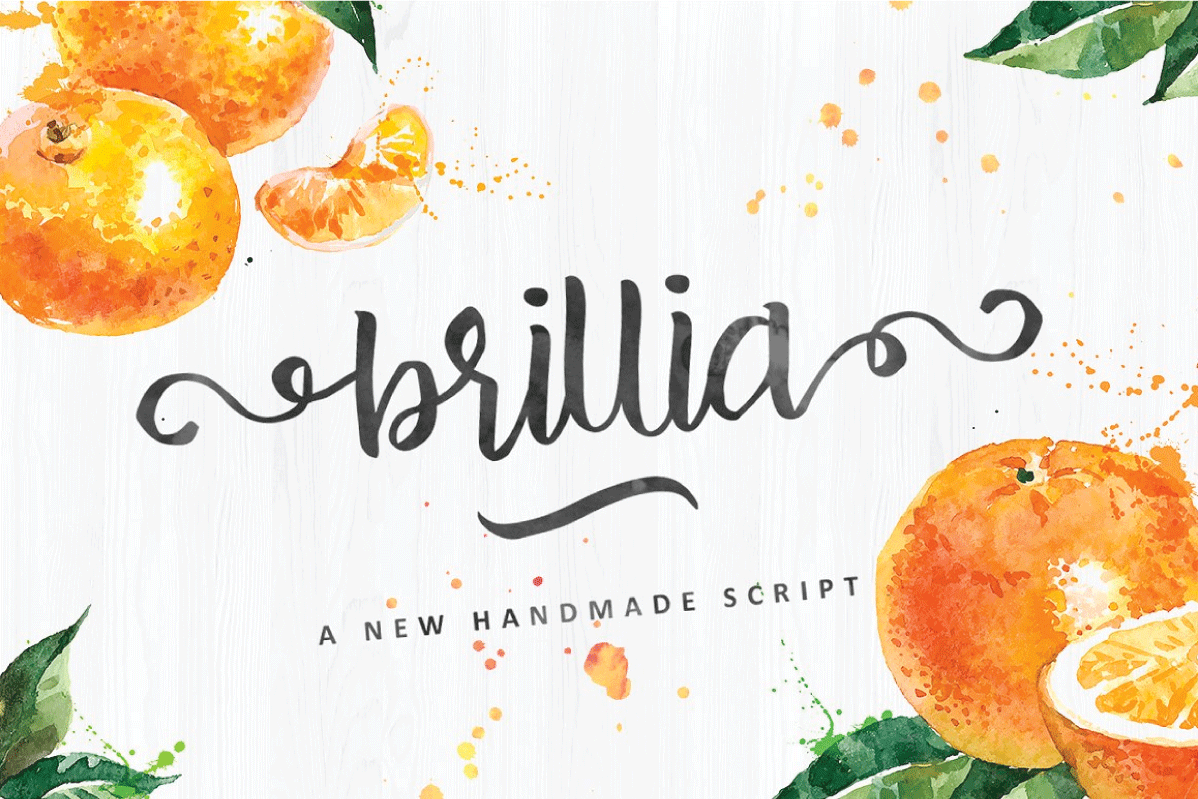 Brillia Script example image 1