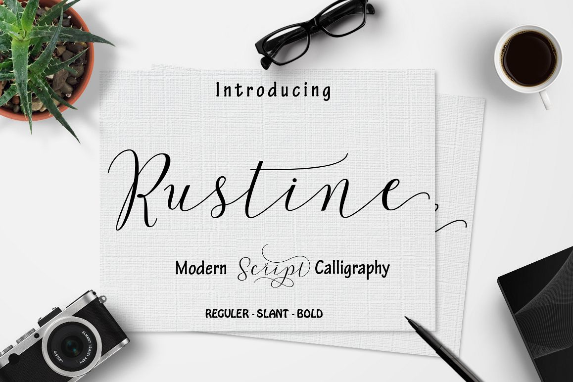 Rustine Script off 20 example image 1