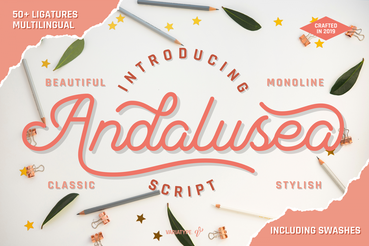 Andalusea Script example image 1
