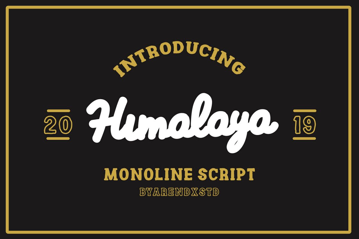 Himalaya Monoline Scripts example image 1