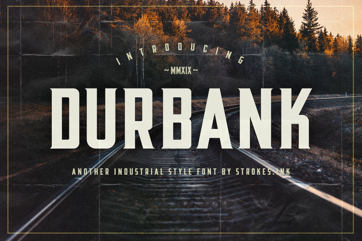 Durbank Font example image 1