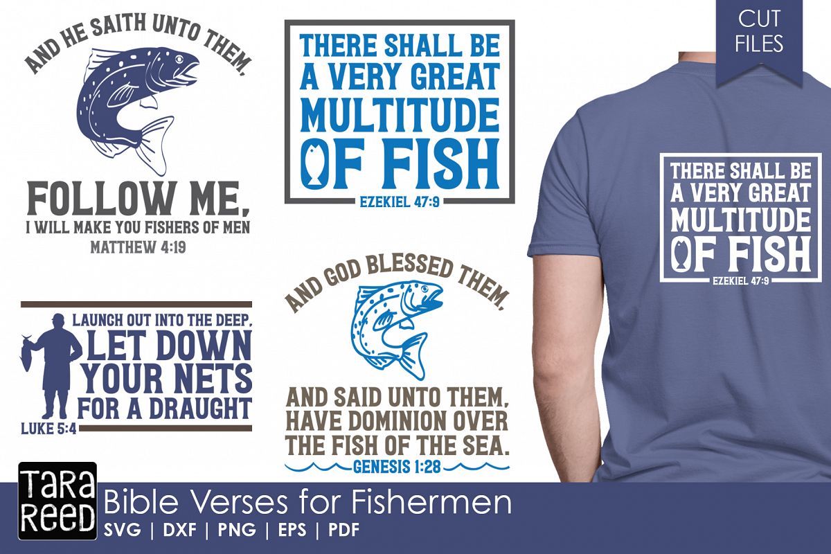 Download Bible Verses for Fishermen - Fishing SVG and Cut Files ...
