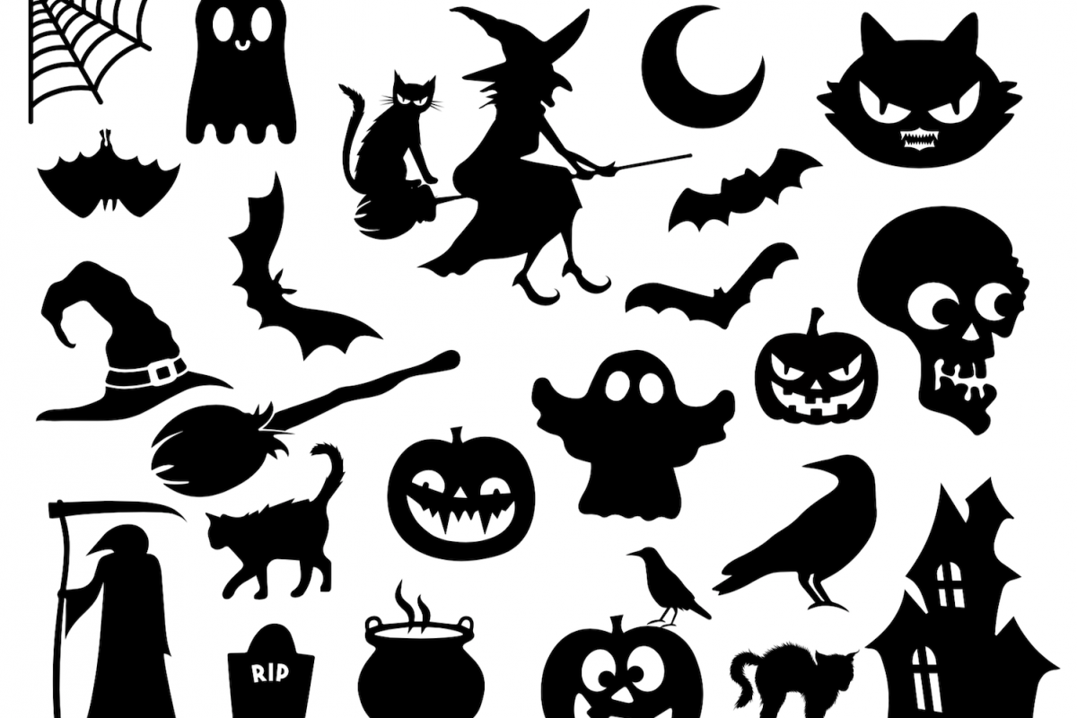 HALLOWEEN bundle 25 files svg dxf eps png jpg example image 1