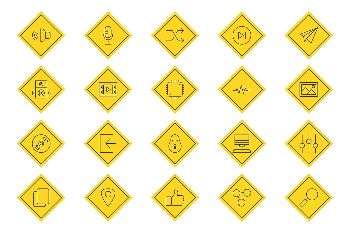 Set Of Multimedia Icons example image 1