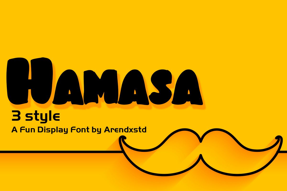 Hamasa Fun Display Font example image 1