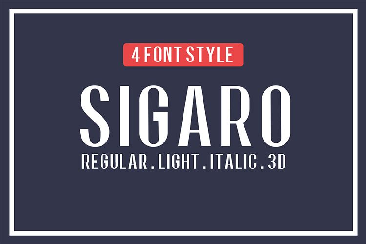 Sigaro Family example image 1