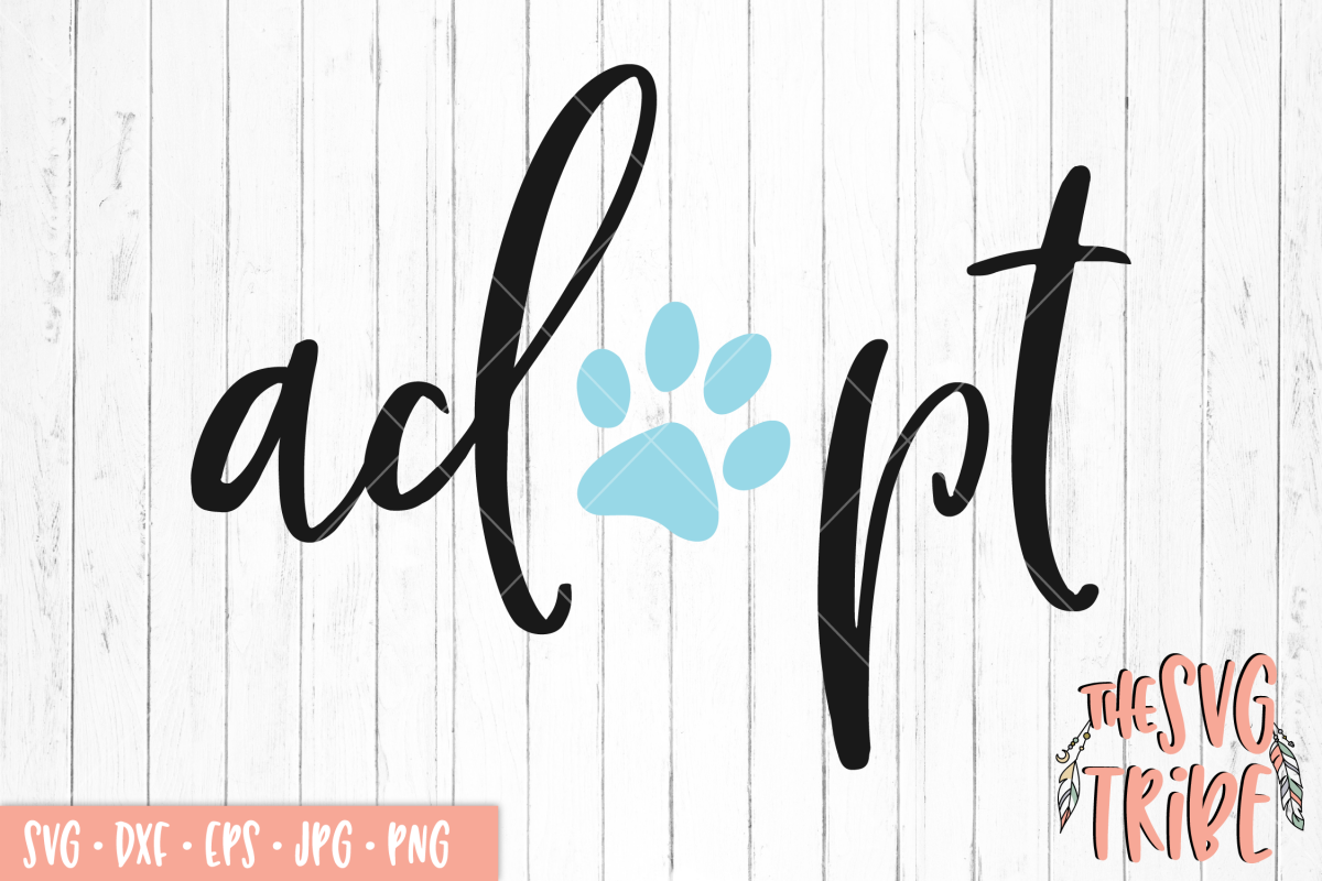 Adopt SVG DXF PNG EPS JPG Cutting Files example image 1