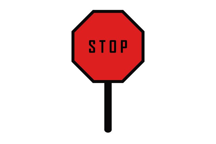 Stop icon example image 1