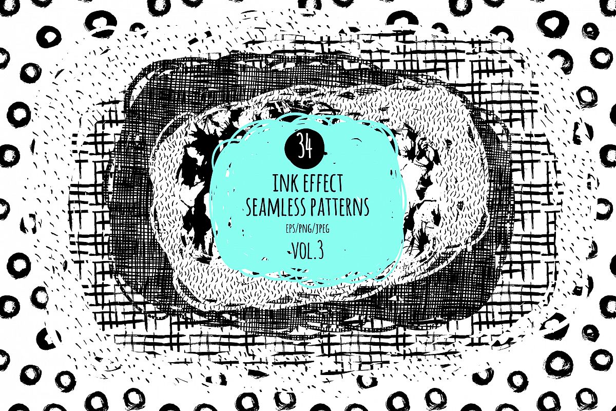 34 ink effect seamless patterns v3 example image 1