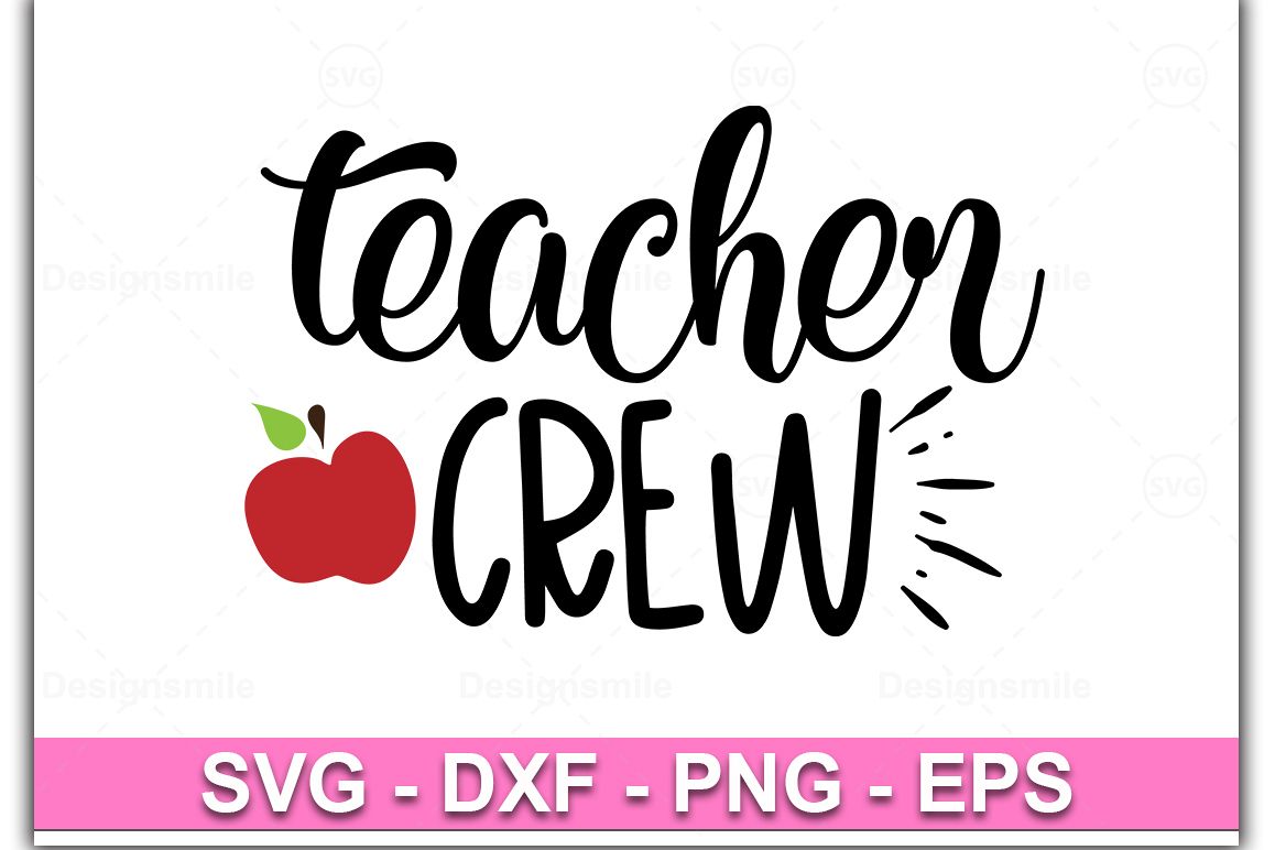 Teacher Crew Svg, Teacher Svg, Teach, Teacher life Svg example image 1