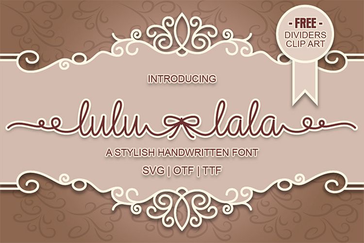 Lulu-Lala Handwritten Font example image 1