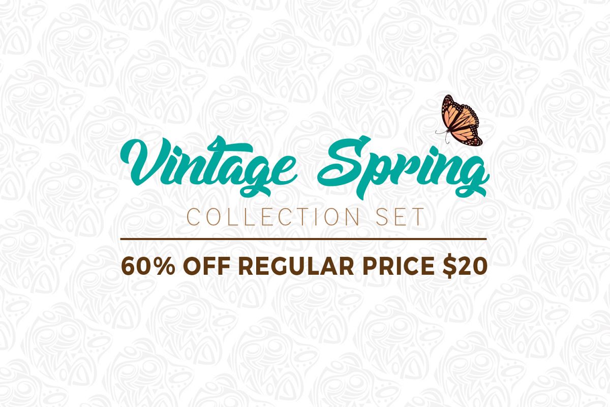 Vintage Spring Collection Set - 60% OFF regular price example image 1