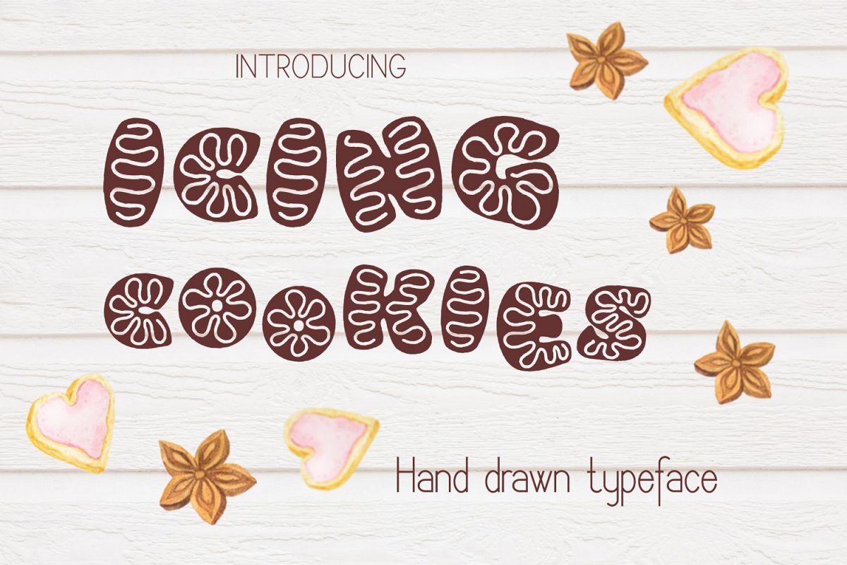 Icing cookies font example image 1