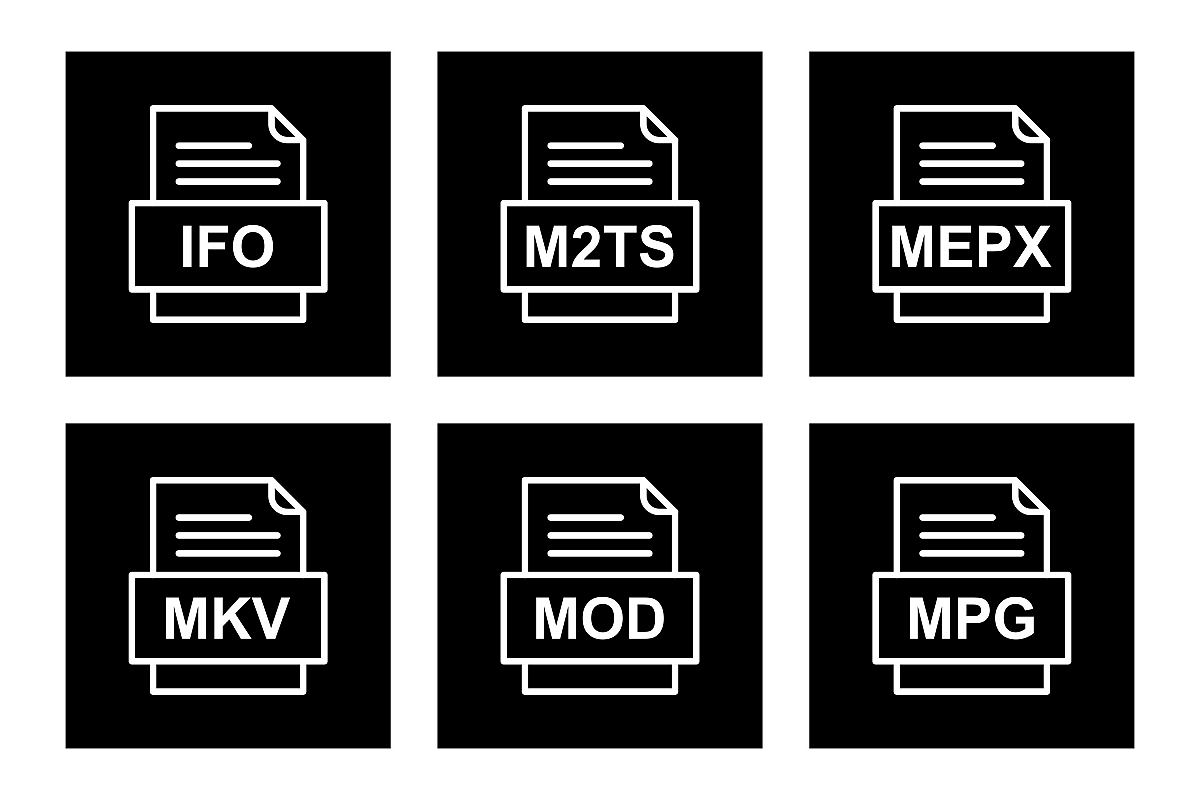 Set Of File Formats Icons example image 1