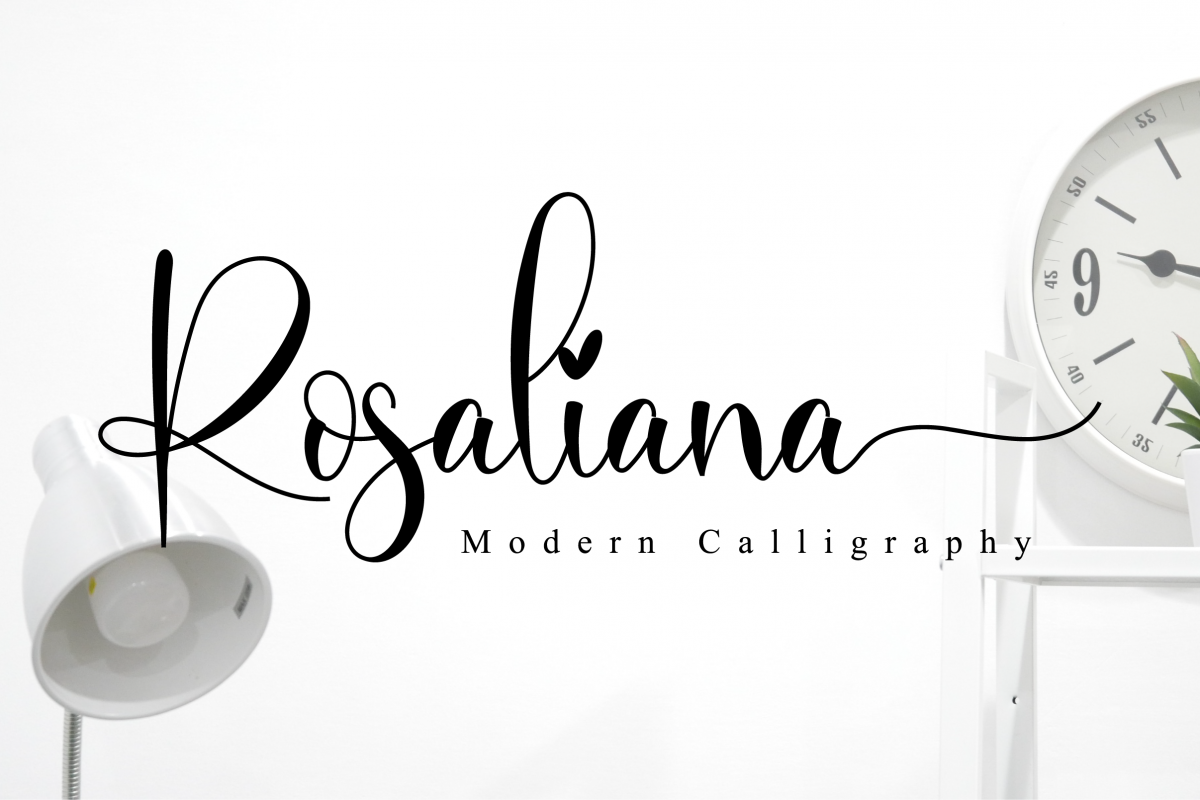 Rosaliana Script example image 1