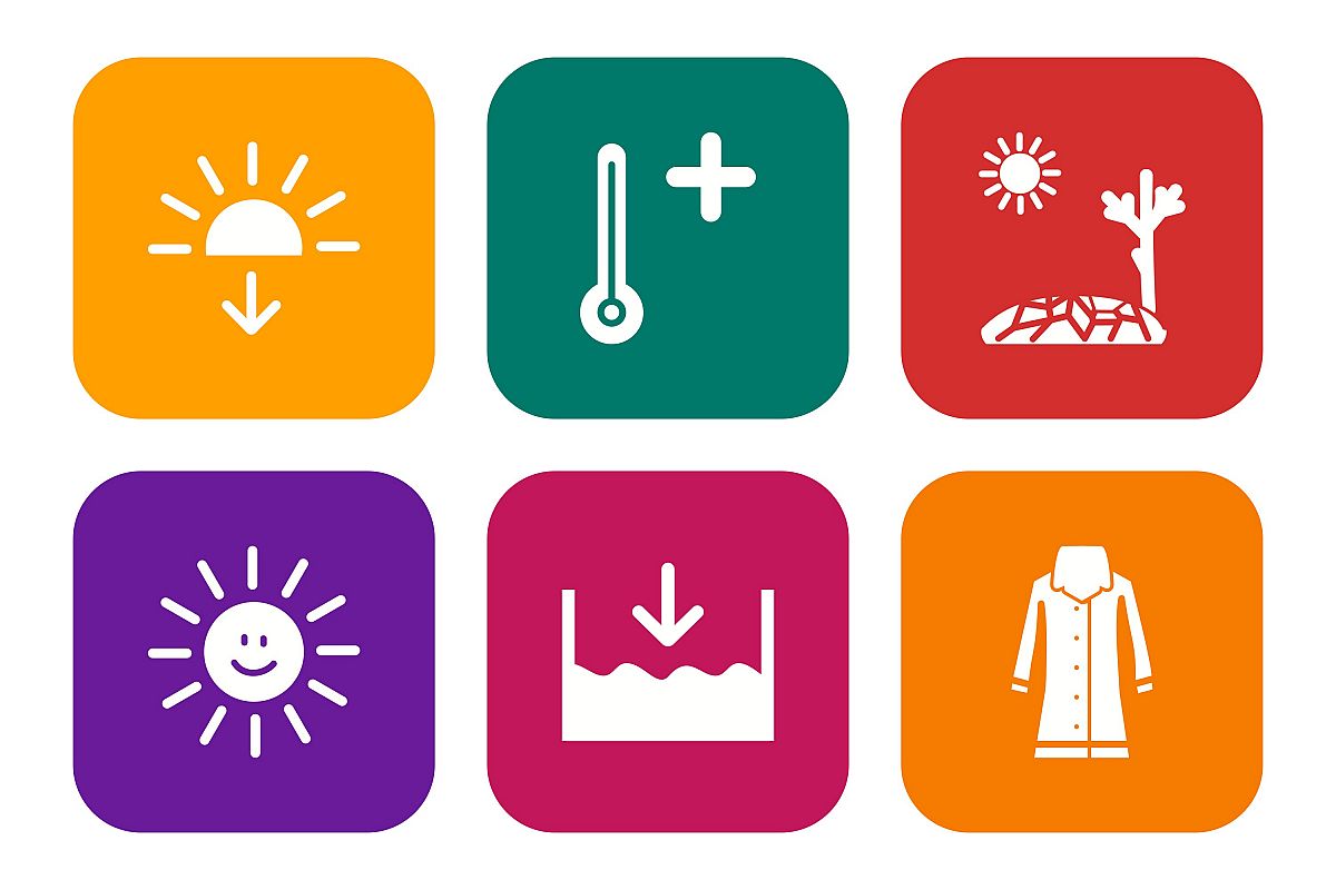 Set Of Weather And Season Icons example image 1