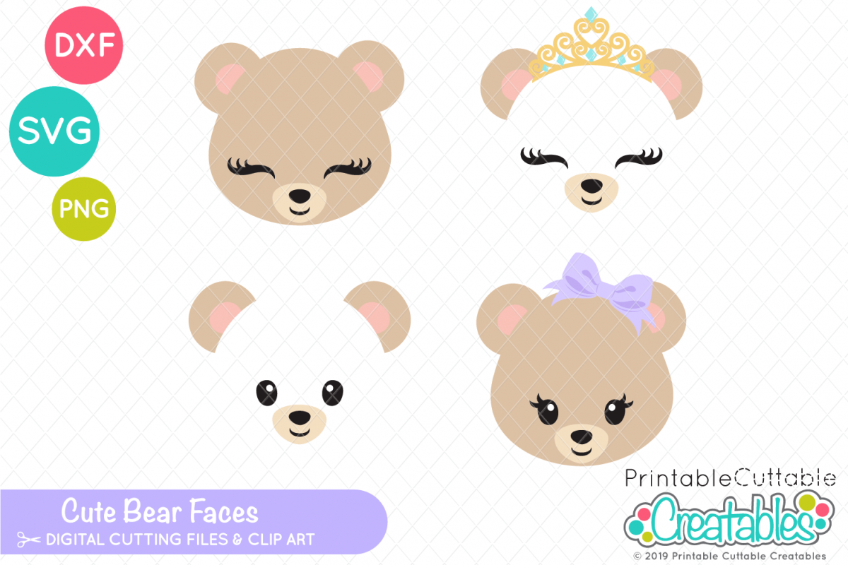 Baby Bear Face Svg - 81+ SVG Cut File