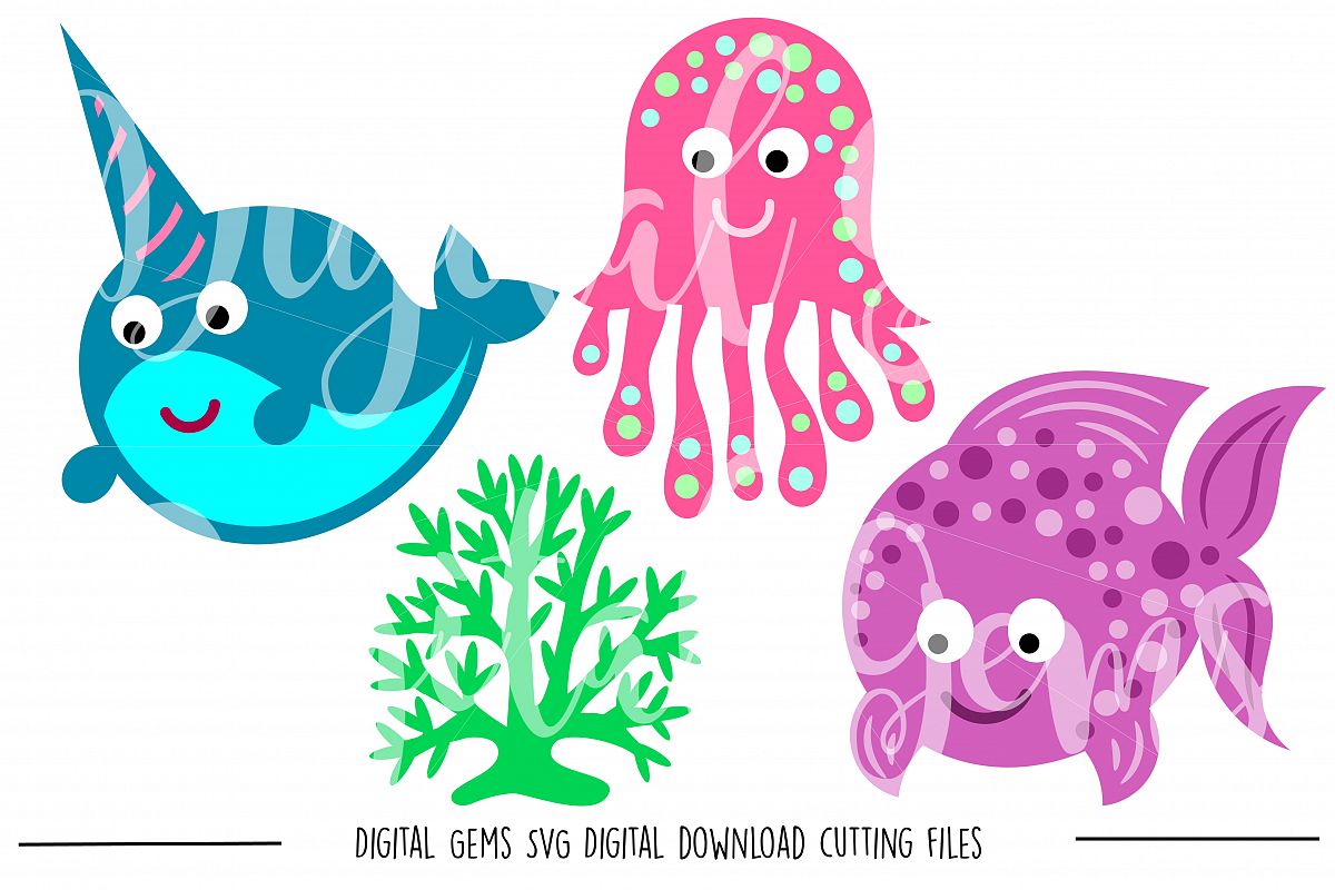 Fish SVG / DXF / EPS / PNG files example image 1