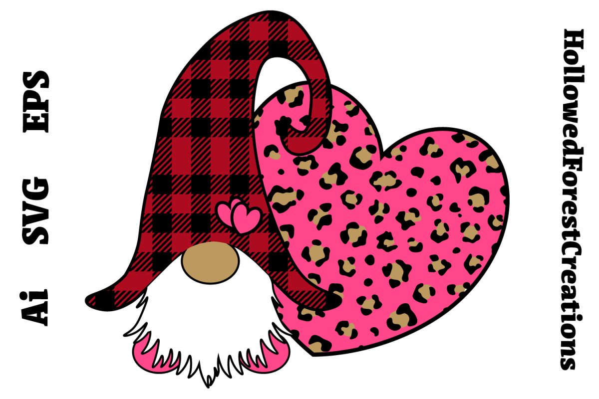Valentines Gnome with Leopard example image 1