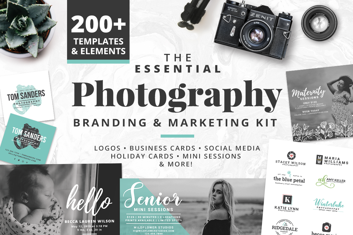 The Essential Photography Branding & Marketing Kit example image 1