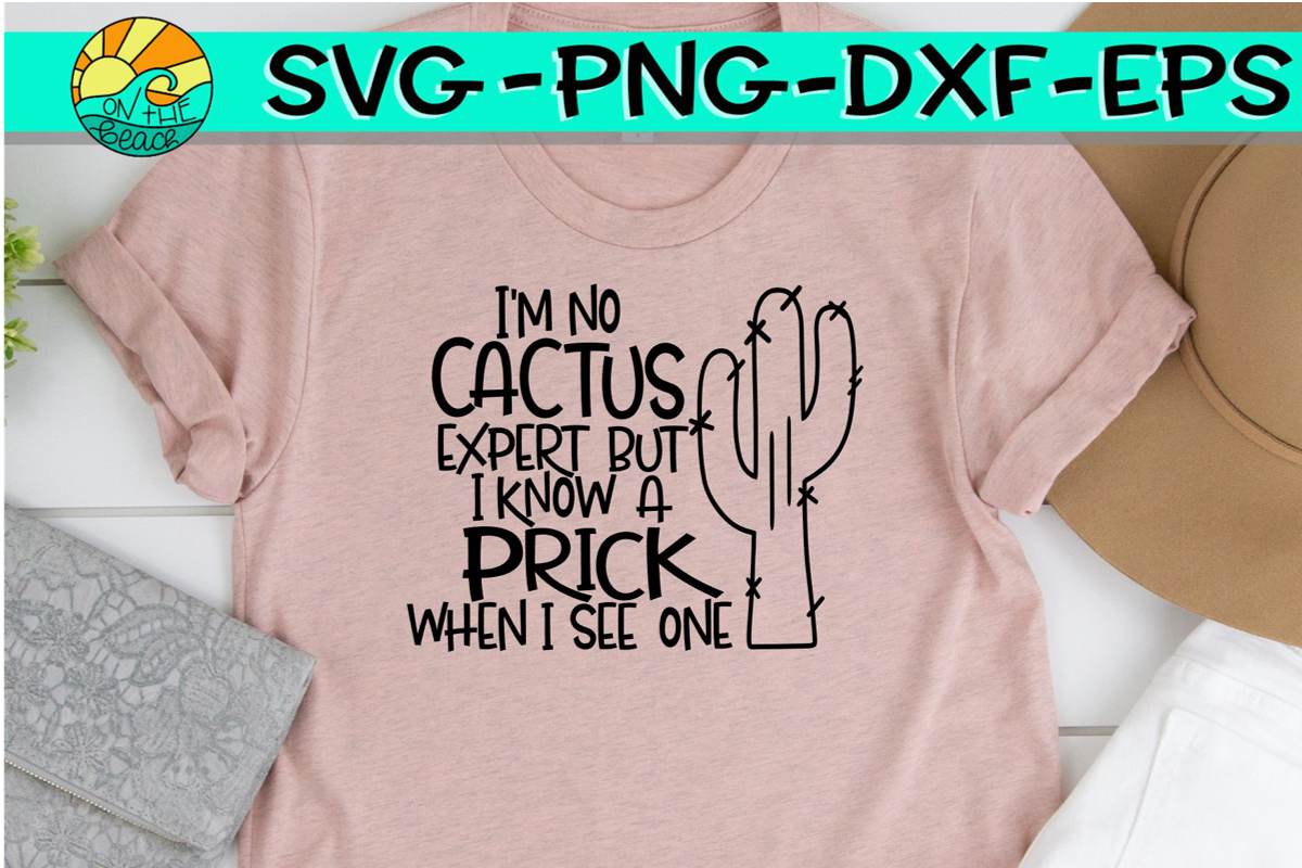 I'm No Cactus Expert But I Know A Prick When I See One - SVG example image 1