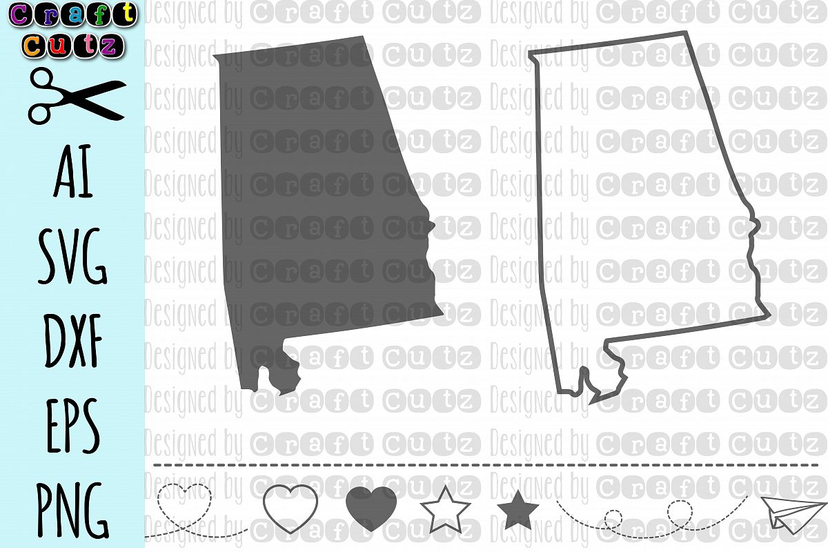 Download ALABAMA svg, State svg Files, Alabama Vector, United ...