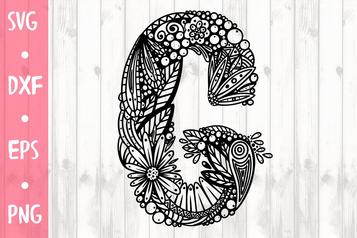 Letter G SVG Cutting File example image 1