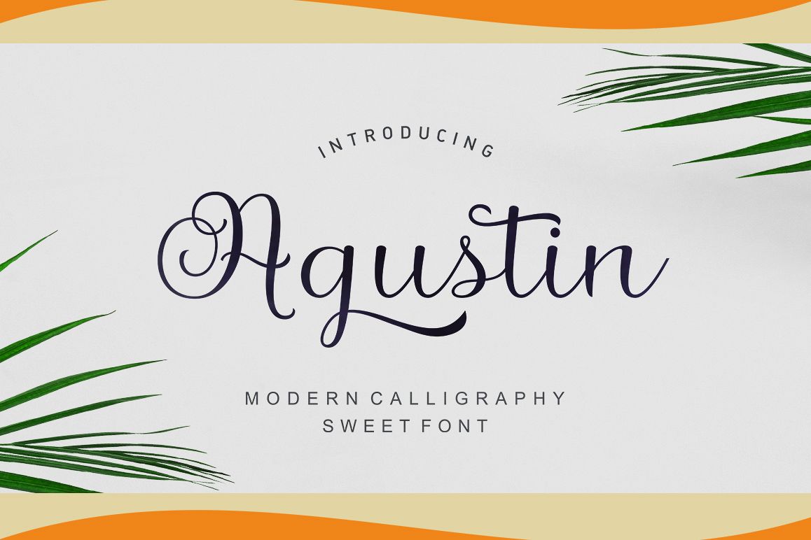 Agustin Script example image 1