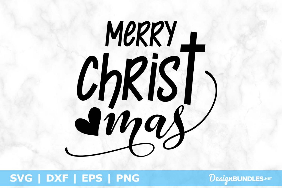 Merry Christ mas SVG File example image 1