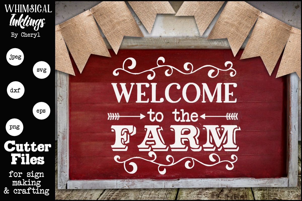 Welcome To The Farm 4 SVG example image 1