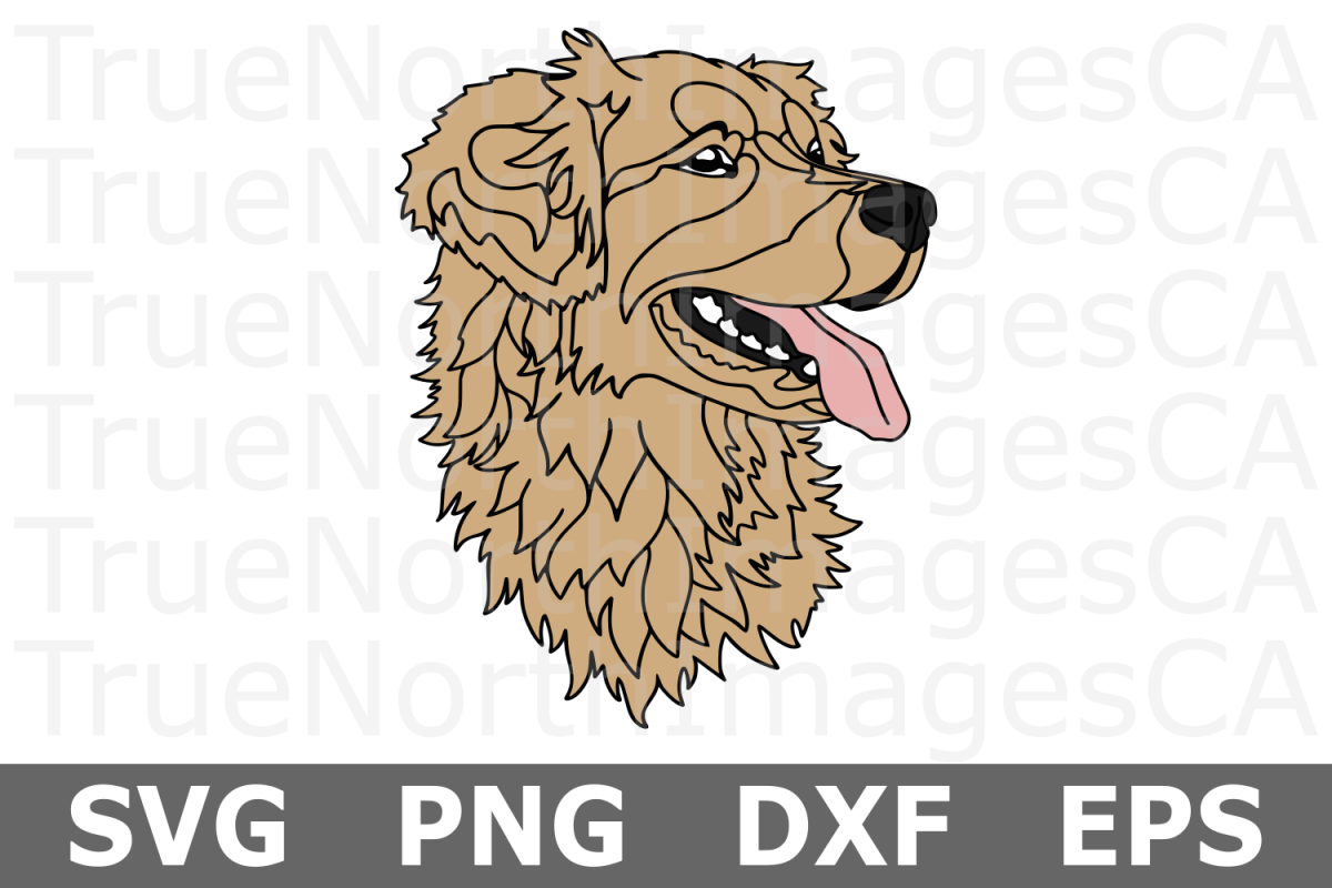 Golden Retriever - An Animal SVG Cut File example image 1